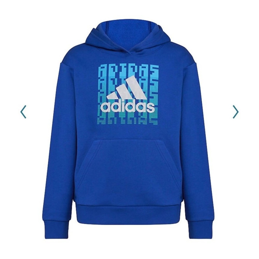 NWT Adidas boys pullover hoodie size large  14/16   (k25)